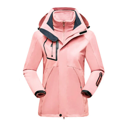 Veste de ski imperméable chaude isolée pour femme