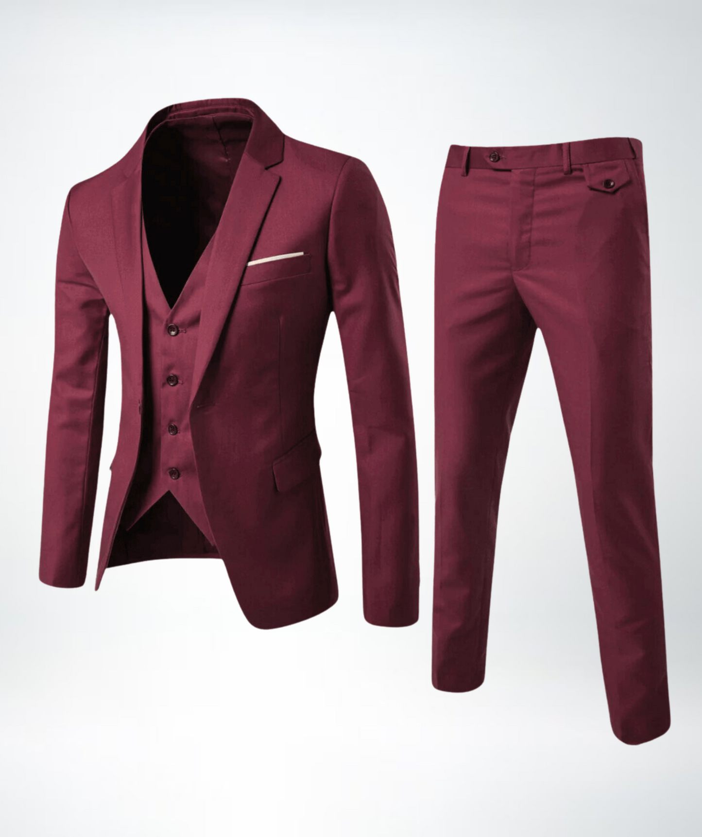 Robe élégante coupe slim en mélange de laine col revers trois pièces