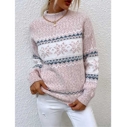 Pull-over élégant à manches longues pour femme