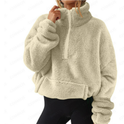 Weiche Pullover für Frauen Teddylook - IdealeKleiden