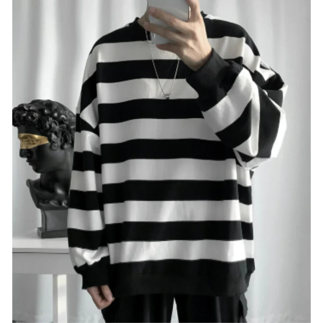 Grand pull d'hiver col rond pour homme