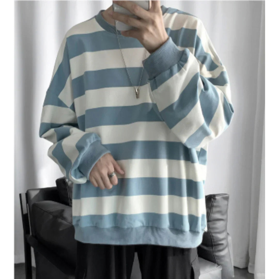 Grand pull d'hiver col rond pour homme