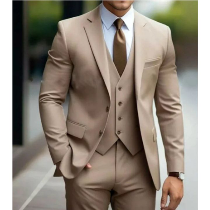 Costume homme 3 pièces élégant deux boutons