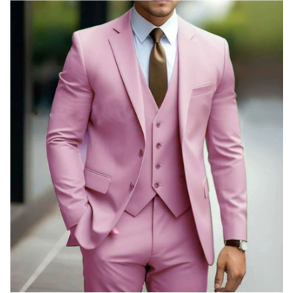 Costume homme 3 pièces élégant deux boutons