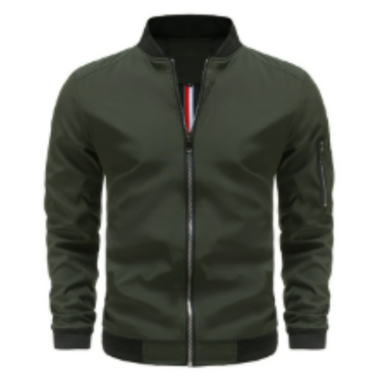 Veste matelassée zippée pour homme, coupe ajustée