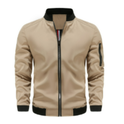 Veste matelassée zippée pour homme, coupe ajustée