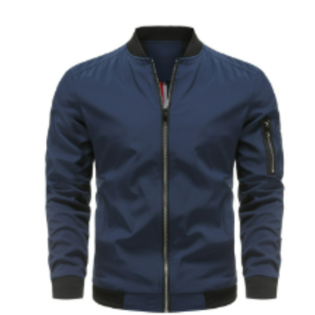 Veste matelassée zippée pour homme, coupe ajustée