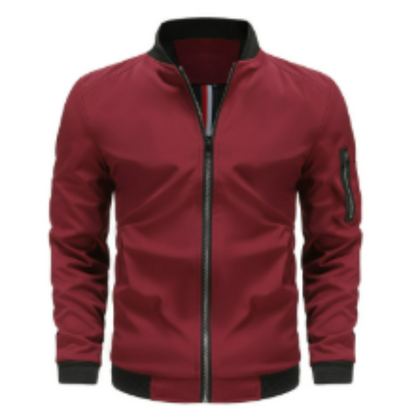 Veste matelassée zippée pour homme, coupe ajustée
