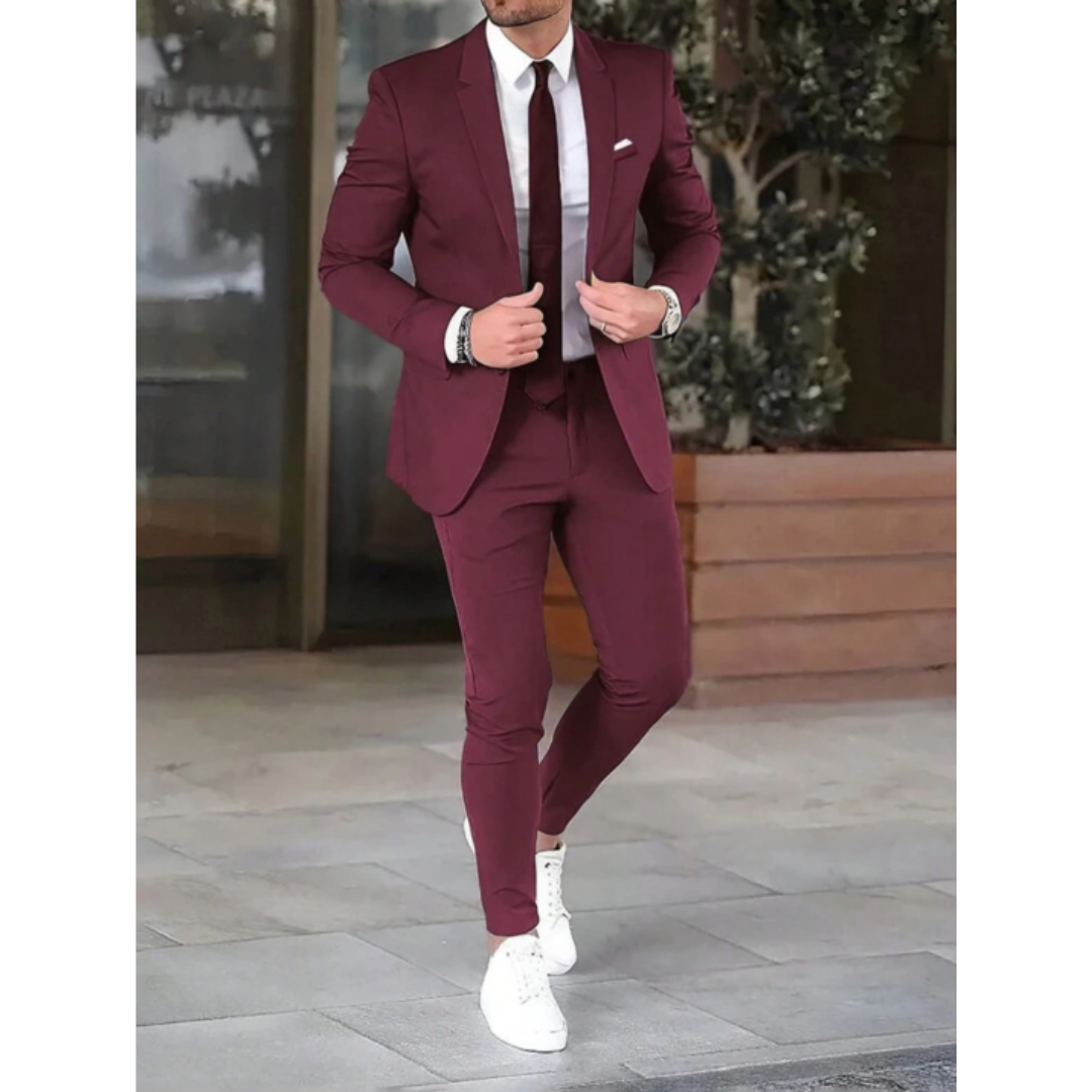 Costume élégant deux pièces pour homme