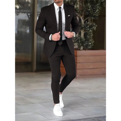 Costume élégant deux pièces pour homme