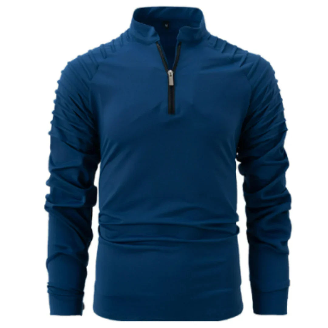 Pull-over homme à manches longues chaud en tricot léger