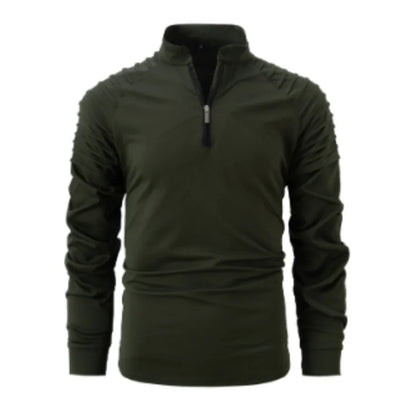 Pull-over homme à manches longues chaud en tricot léger