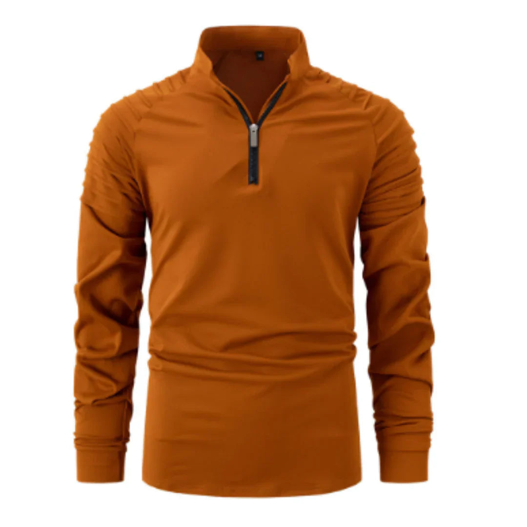 Pull-over homme à manches longues chaud en tricot léger