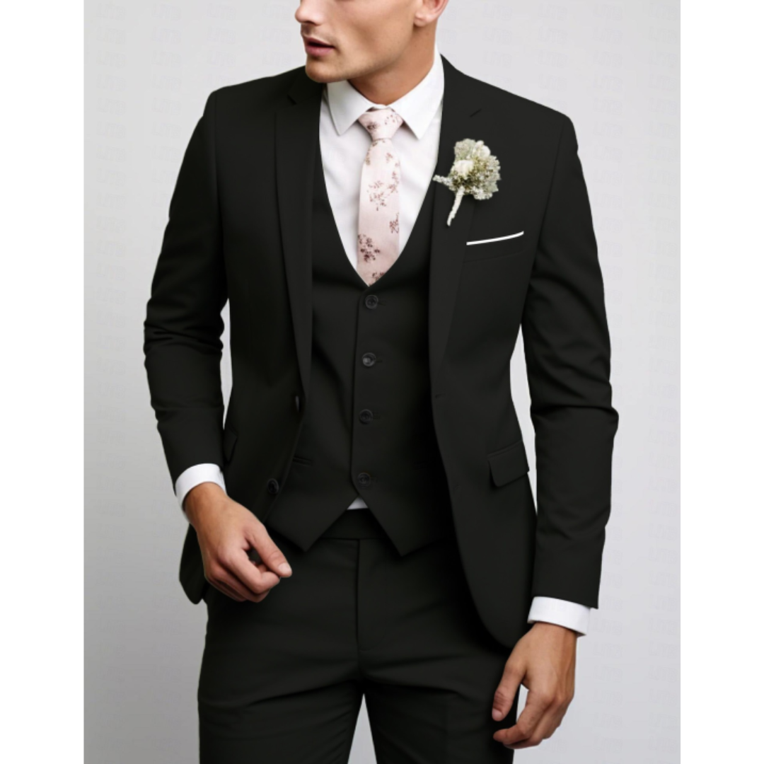 Costume 3 pièces slim fit pour homme
