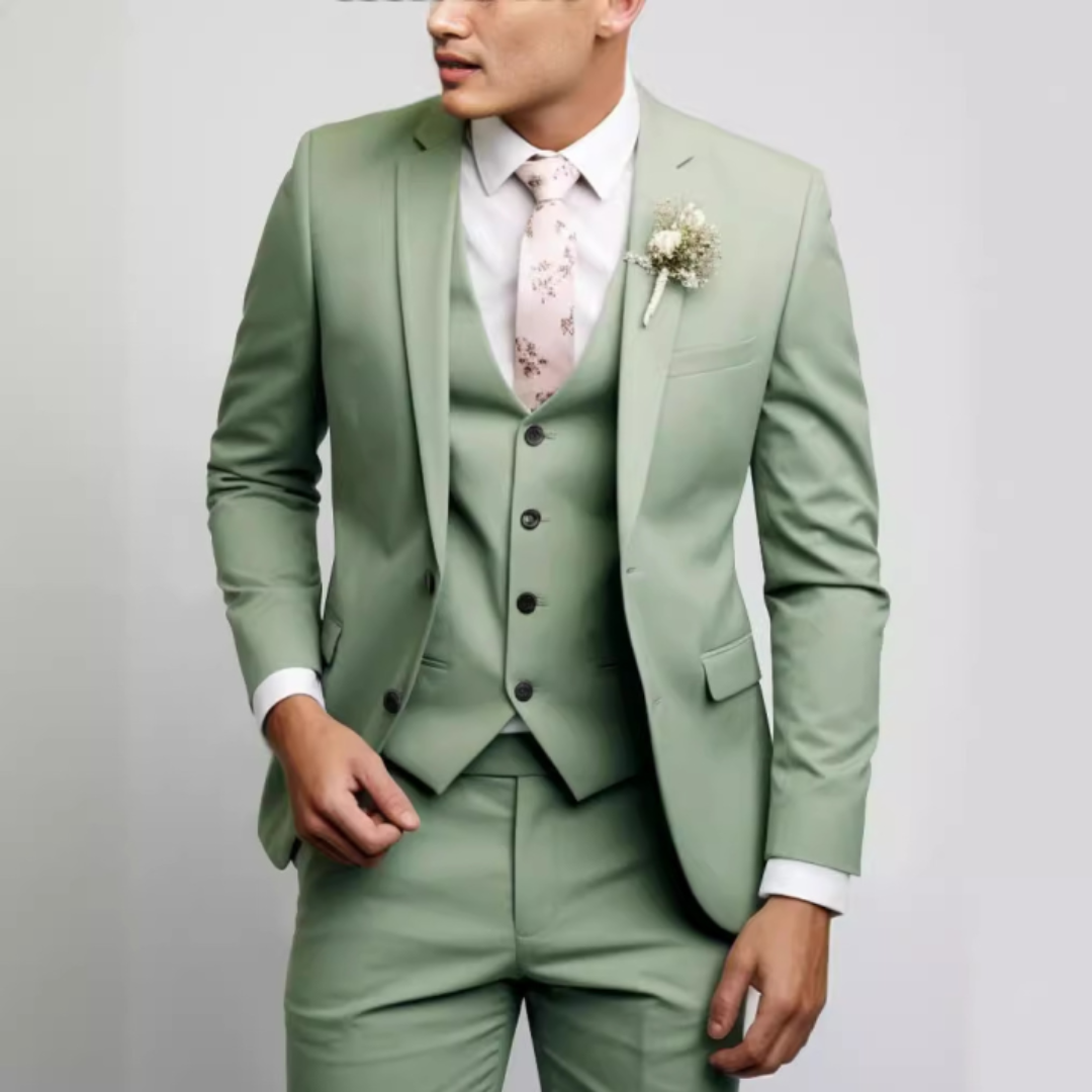 Costume 3 pièces slim fit pour homme