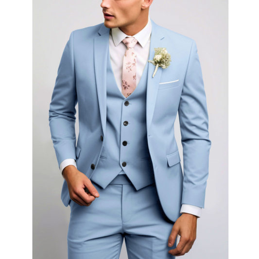 Herren Anzug 3-teilig Slim Fit - IdealeKleiden