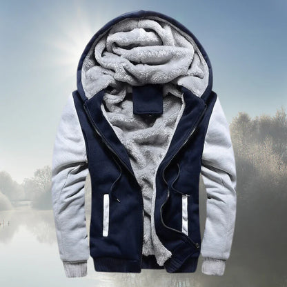 Veste polaire à capuche zippée Chaude
