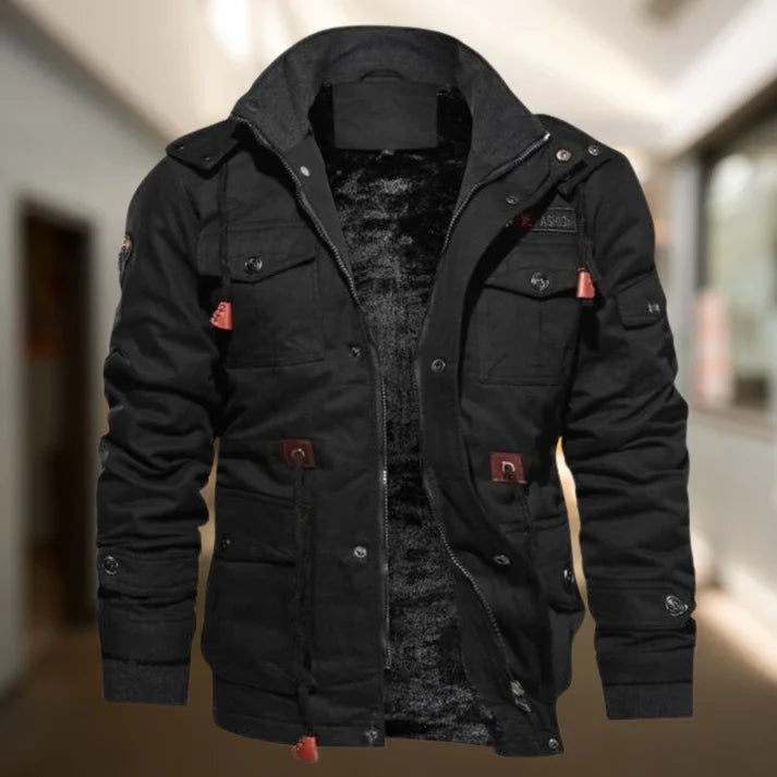 Herren Bomberjacke Weich Innenfutter Alltagsstyle - IdealeKleiden