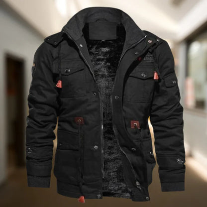 Herren Bomberjacke Weich Innenfutter Alltagsstyle - IdealeKleiden