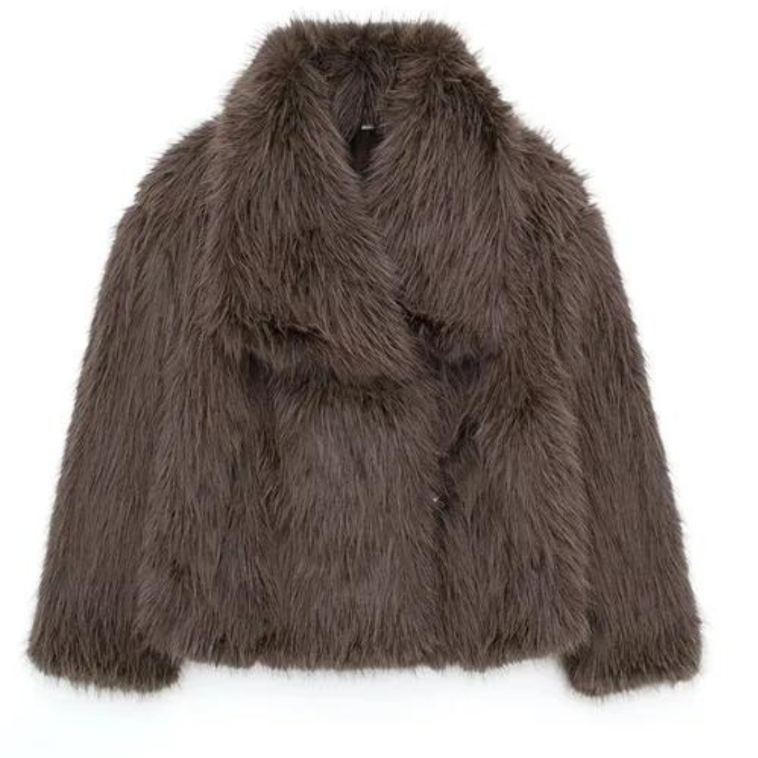 Manteau souple élégant pour femme noir