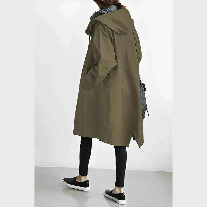 Blesyn - Veste coupe-vent imperméable avec capuche
