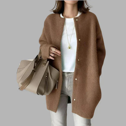 Gros gilet femme boutons oversize