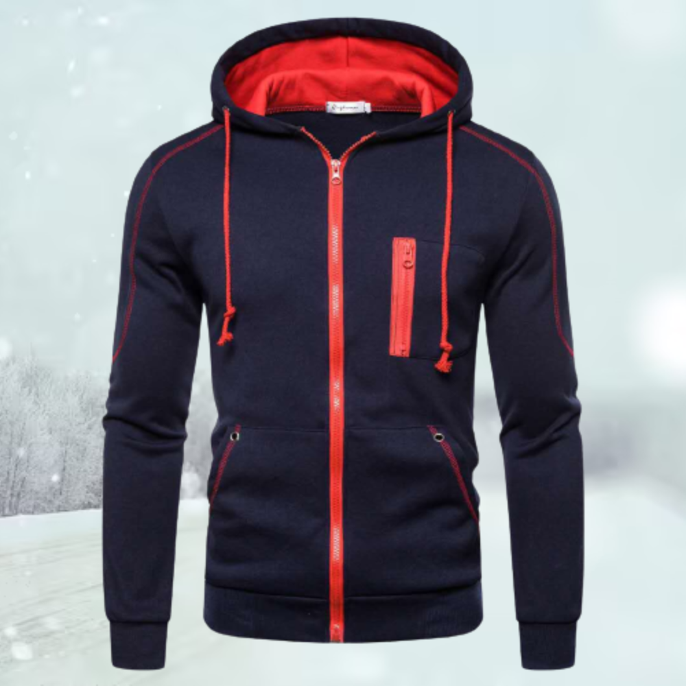 Sweat à capuche sportif pour homme au design moderne