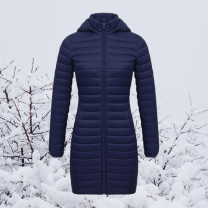 Long Manteau d'hiver chaud et élégant pour femme
