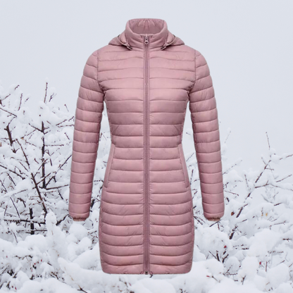 Long Manteau d'hiver chaud et élégant pour femme