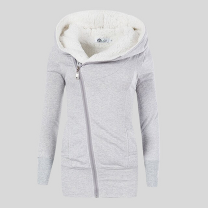 Winterjacke Damen Kapuze Schnellverschluss - IdealeKleiden