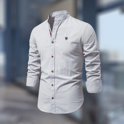 Chemise homme Col montant Coupe classique
