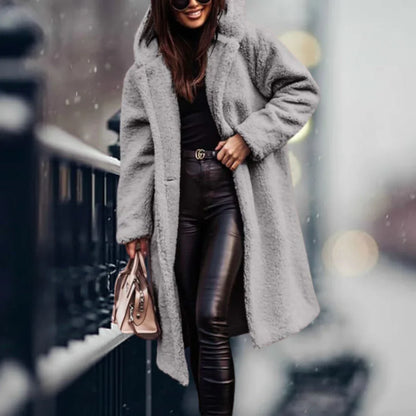 Jade - Veste d'hiver douce en teddy