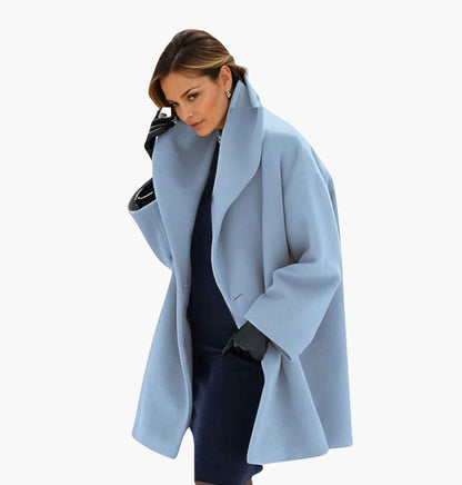 Damen Oversized Wintermantel Modern Chic - IdealeKleiden
