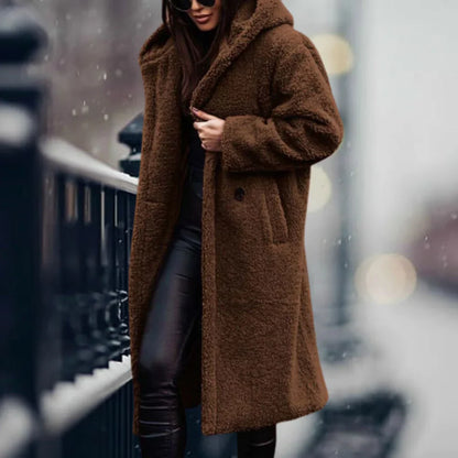 Jade - Veste d'hiver douce en teddy