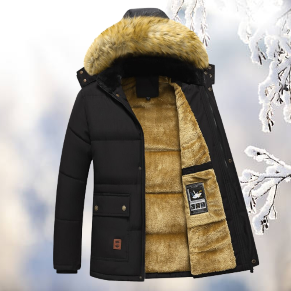 Parka femme pratique veste d'hiver chaude