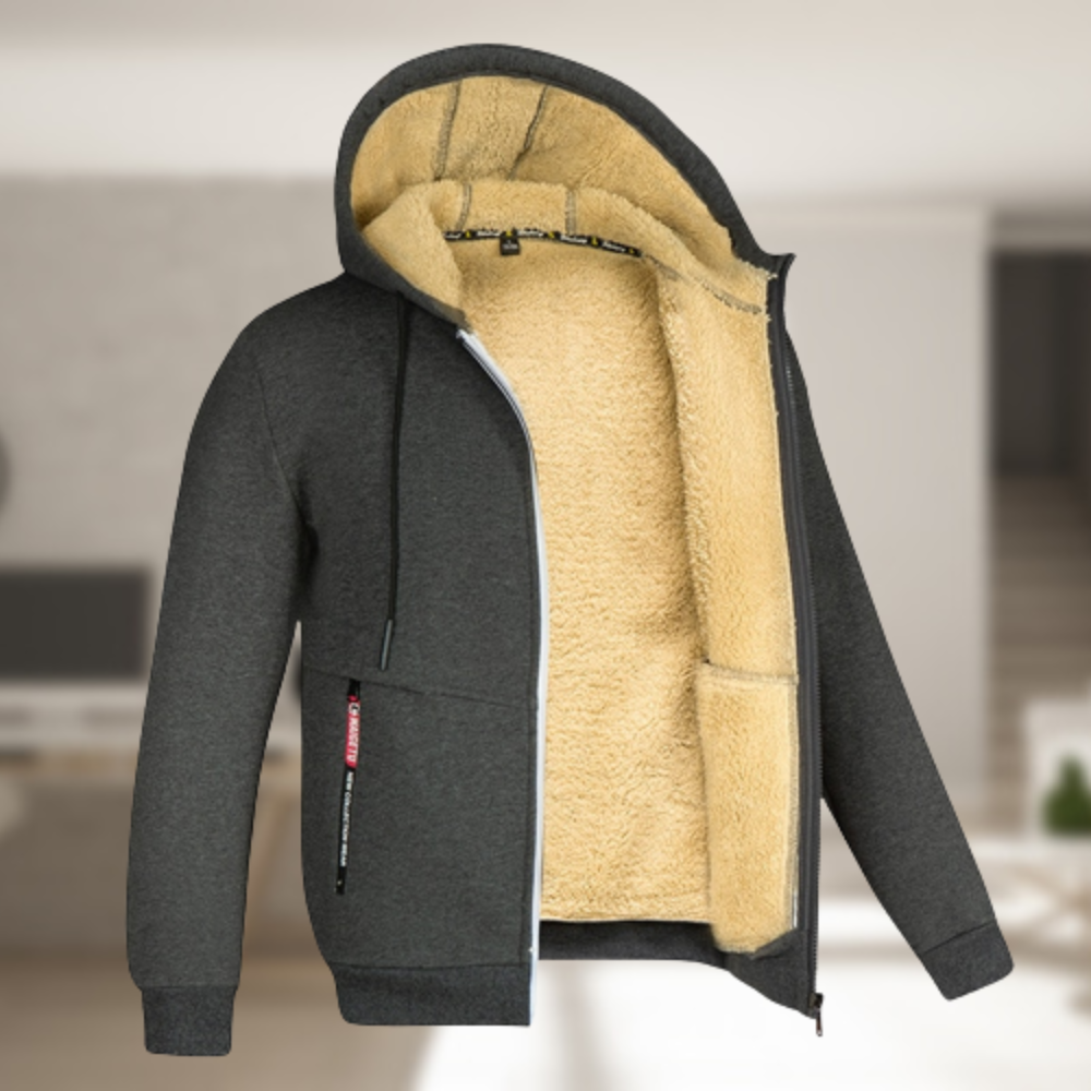 Veste pour homme pratique avec capuche pour les loisirs