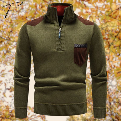 Cardigan homme zippé chaud