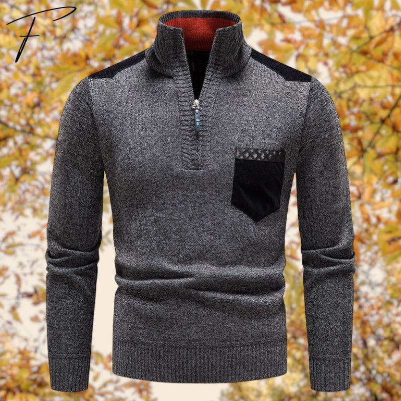 Cardigan homme zippé chaud