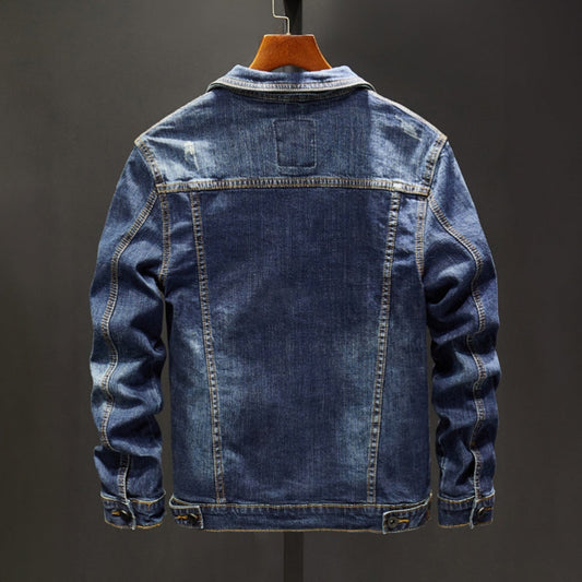 Stylische Denimjacke Reise - IdealeKleiden