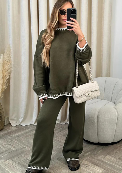 Ensemble de survêtement pour femme avec pantalon de jogging et pull
