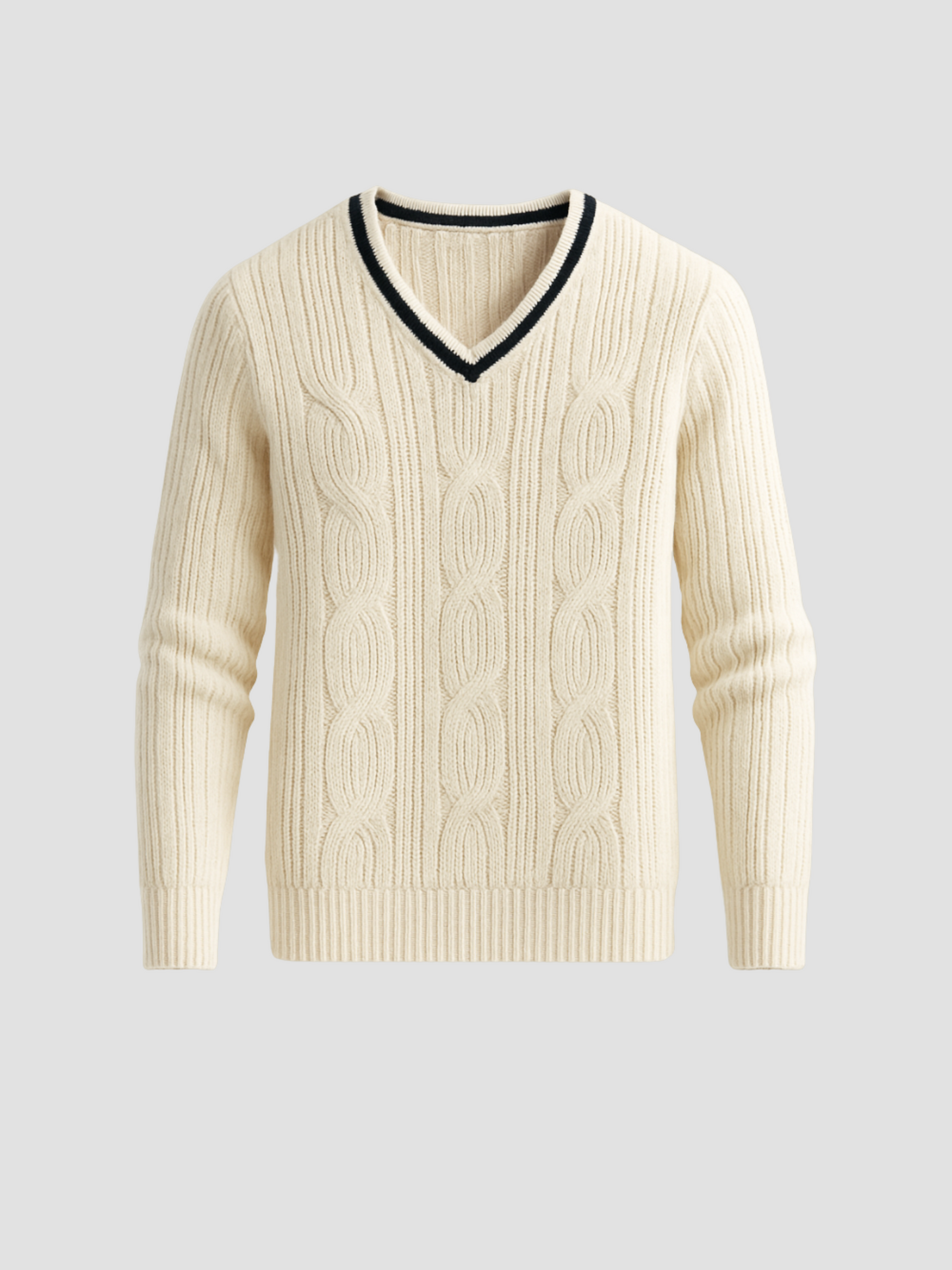 Pull-over tricoté torsadé pour femme