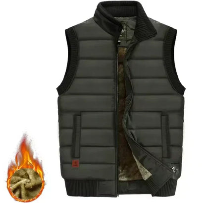 Gilet d'extérieur homme chaud isolé