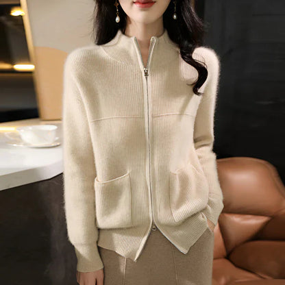 Veste en laine douillette pour femme
