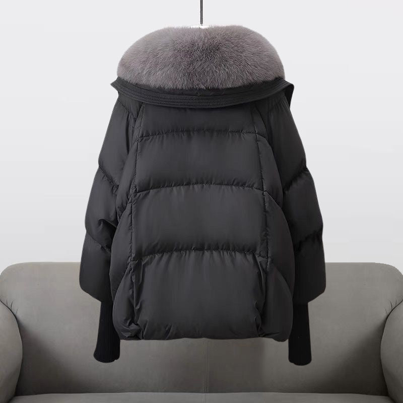 Warmes Winterkleid | Pufferjacke Modern mit Reißverschluss - IdealeKleiden