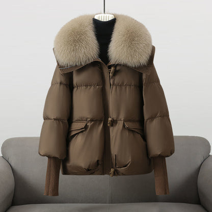 Doudoune femme stylée look glamour