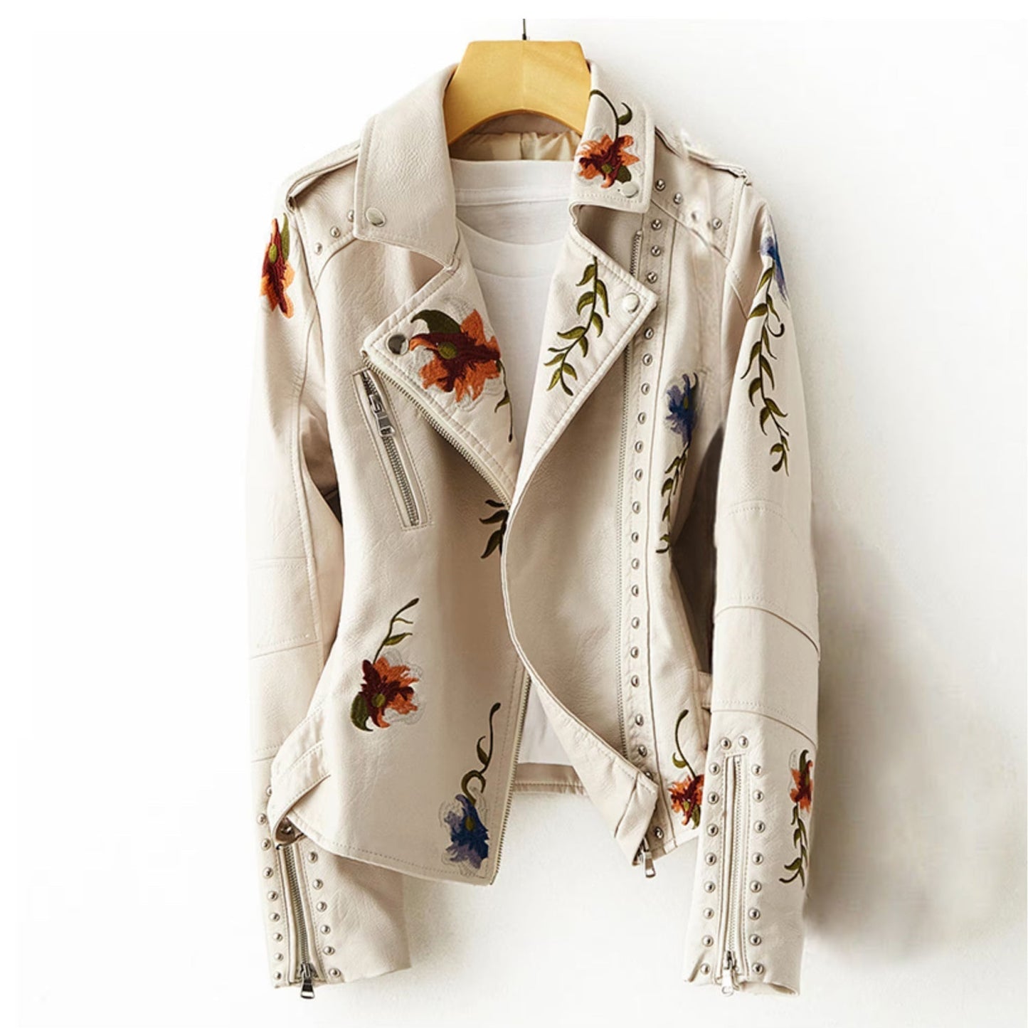 Veste rétro fleurie femme