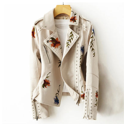 Veste rétro fleurie femme