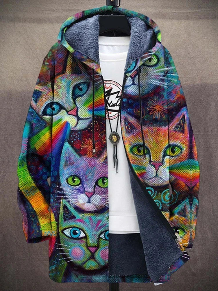Manteau femme élégant au design coloré