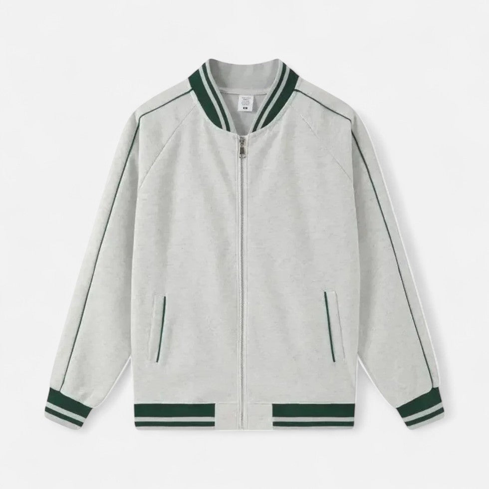 Veste de baseball sportive homme légère zippée