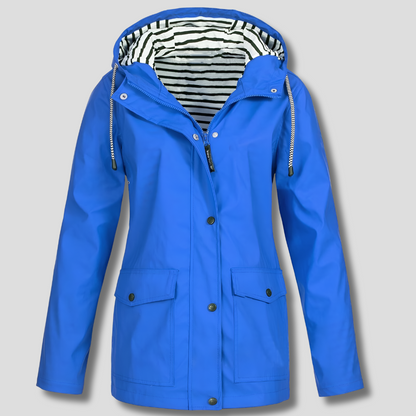 Veste imperméable femme d'extérieur fonctionnelle